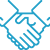 partnership icon blue